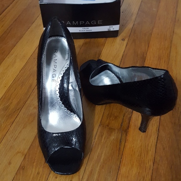 Rampage Nadine peep toe heels - Picture 1 of 4